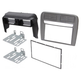 Cadru Radio 2 DIN Fiat Argintiu | Electronic-mag.ro | Componente Electronice