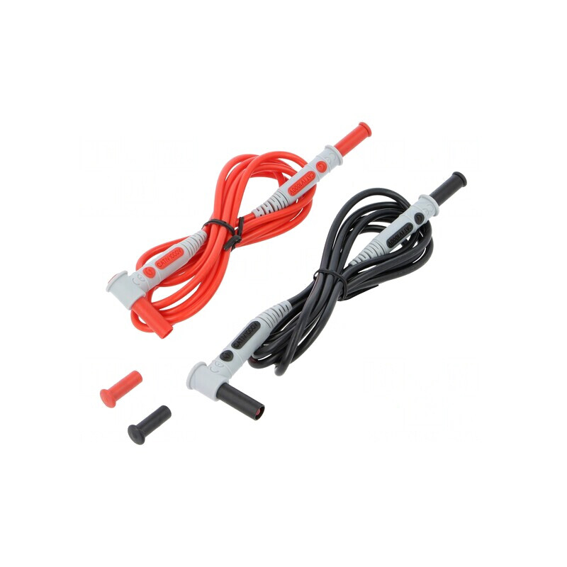 Cabluri de măsurare 15A 1,5m Negru Roșu | Electronic-mag.ro | Componente Electronice