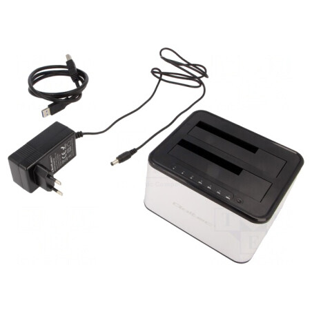 Stație de Andocare USB 3.0 Argintie | Electronic-mag.ro | Componente Electronice