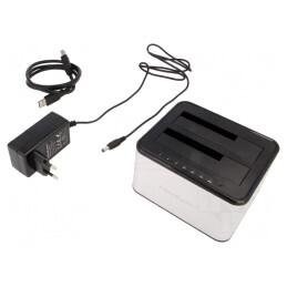 Stație de Andocare USB 3.0 Argintie | Electronic-mag.ro | Componente Electronice