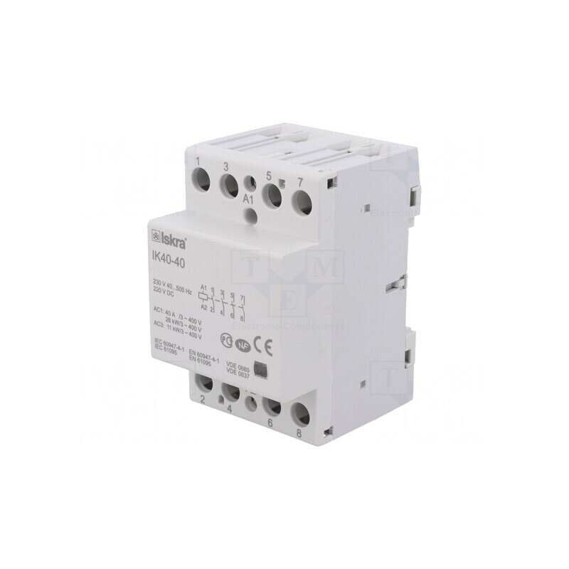 Contactor 4P 40A 230VAC/220VDC NO | Electronic-mag.ro | Componente Electronice Contactor 4P 40A 230VAC/220VDC NO | Electronic-mag.ro | Componente Electronice