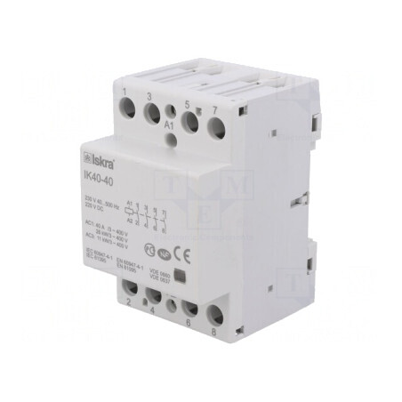 Contactor 4P 40A 230VAC/220VDC NO | Electronic-mag.ro | Componente Electronice