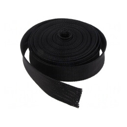 Trese din poliester negru 45-73mm rolă | Electronic-mag.ro | Componente Electronice