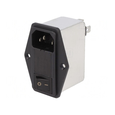 Conector Alimentare AC Soclu Tată 2A 250V  | Electronic-mag.ro | Componente Electronice