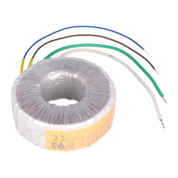 Transformator toroidal 100VA 24V 4,167A cabluri | Electronic-mag.ro | Componente Electronice
