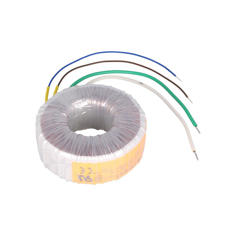 Transformator toroidal 100VA 24V 4,167A cabluri | Electronic-mag.ro | Componente Electronice