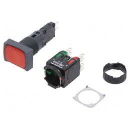 Comutator Apăsare 16mm 2NC NO XB6DF4B5B | Electronic-mag.ro | Componente Electronice