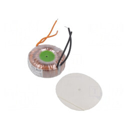 Transformator toroidal 80VA 230V 24V 3,33A cu cabluri | Electronic-mag.ro | Componente Electronice