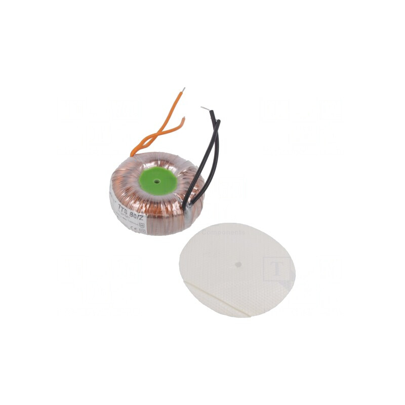 Transformator toroidal 80VA 230V 24V 3,33A cu cabluri | Electronic-mag.ro | Componente Electronice Transformator toroidal 80VA 230V 24V 3,33A cu cabluri | Electronic-mag.ro | Componente Electronice