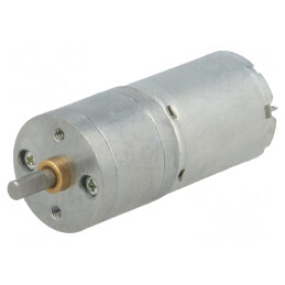 Motor DC cu transmisie 12V 1.1A Ax crestătură D 75:1