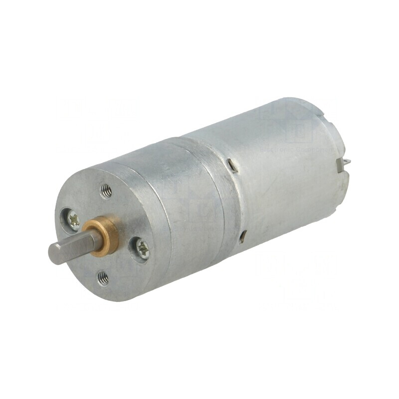 Motor DC cu transmisie 12V 1.1A Ax crestătură D 75:1 | Electronic-mag.ro | Componente Electronice