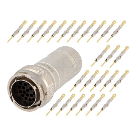 Conector Circular RT360 Mufă Tată Crimpat PIN 26 | Electronic-mag.ro | Componente Electronice