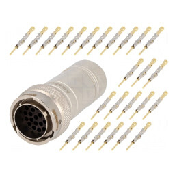 Conector Circular RT360 Mufă Tată Crimpat PIN 26 | Electronic-mag.ro | Componente Electronice