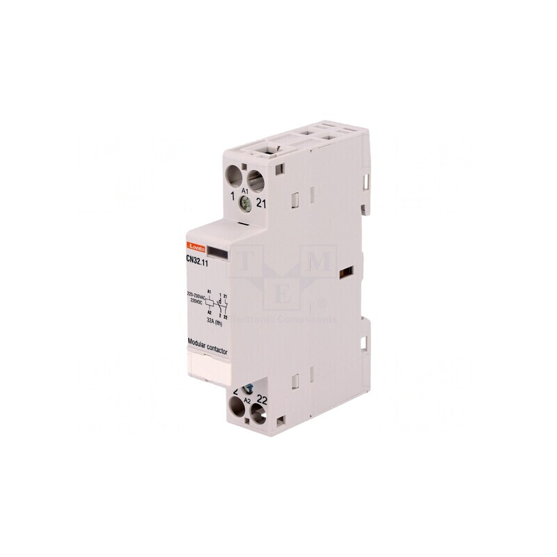 Contactor 2P 32A 220-230V AC/DC | Electronic-mag.ro | Componente Electronice