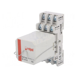 Releu Intermediar 3PST-NO 110VDC 16A 250VAC | Electronic-mag.ro | Componente Electronice