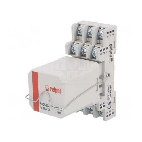Releu Intermediar 3PST-NO 110VDC 16A 250VAC | Electronic-mag.ro | Componente Electronice