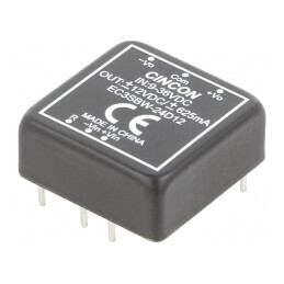 Convertor DC/DC 15W 9-36V la 12V/-12V THT EC3SBW-24D12 | Electronic-mag.ro | Componente Electronice
