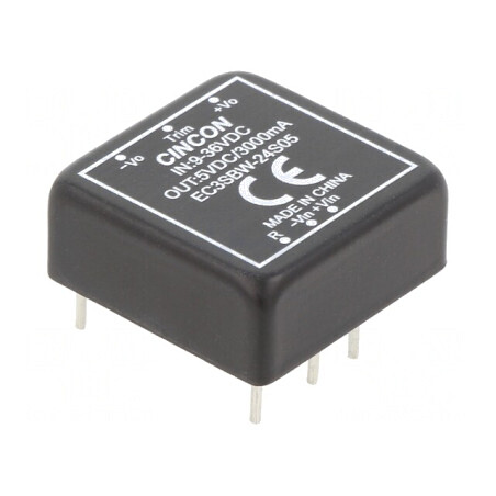 Convertor DC/DC 15W 9-36V la 5V 3A | Electronic-mag.ro | Componente Electronice