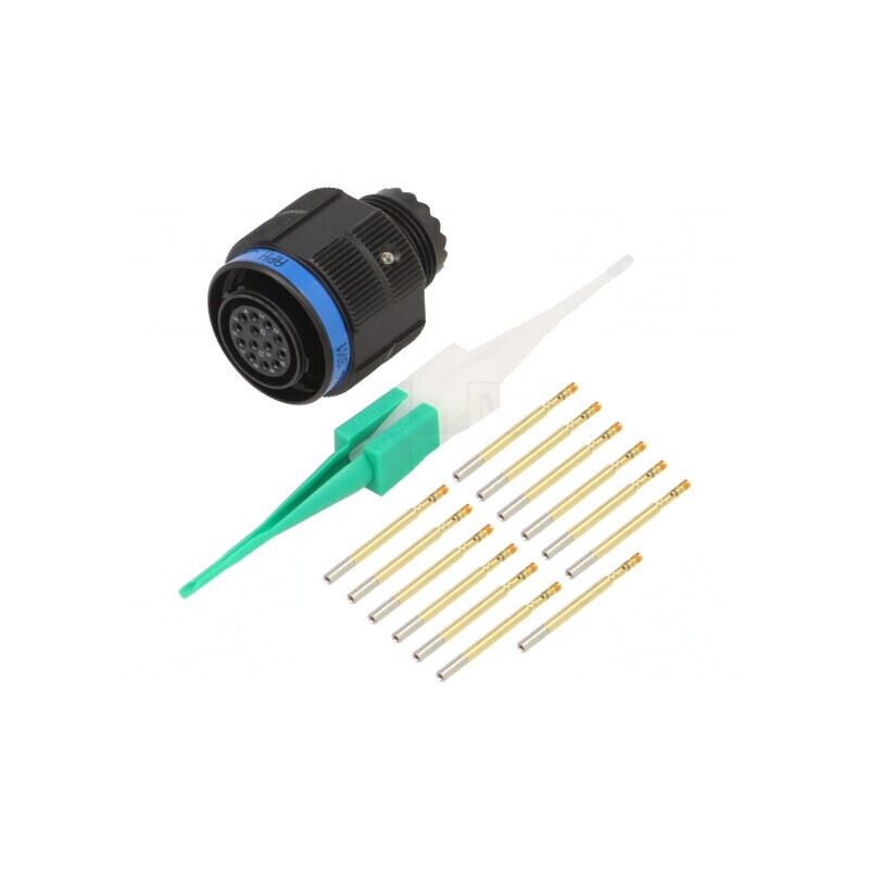 Conector Militar Dimensiune 11 MIL-DTL-38999 Series III Mufă | Electronic-mag.ro | Componente Electronice