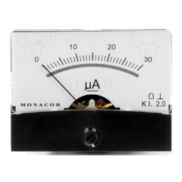 Ampermetru pe Panou DC 0-30uA 6.5kΩ | Electronic-mag.ro | Componente Electronice
