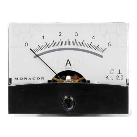 Ampermetru Panou DC 0-5A Clasa 2 | Electronic-mag.ro | Componente Electronice