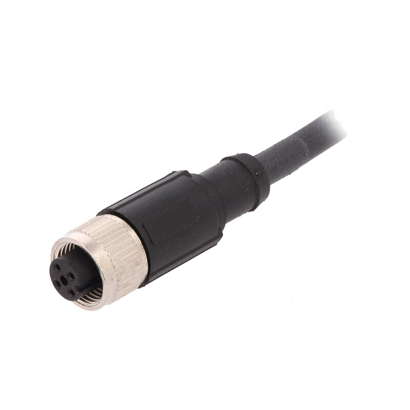 Cablu de Conectare M12 4 PIN 10m 250VAC 4A PUR | Electronic-mag.ro | Componente Electronice