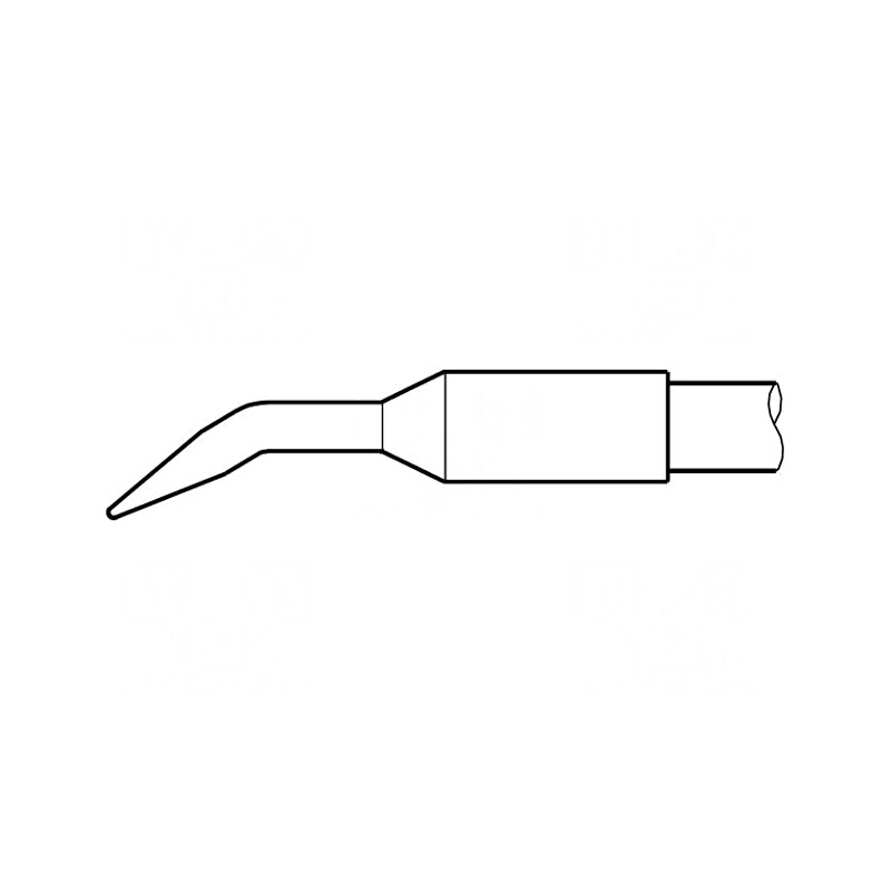 Vârf conic îndoit 0,4mm longlife C245126 | Electronic-mag.ro | Componente Electronice