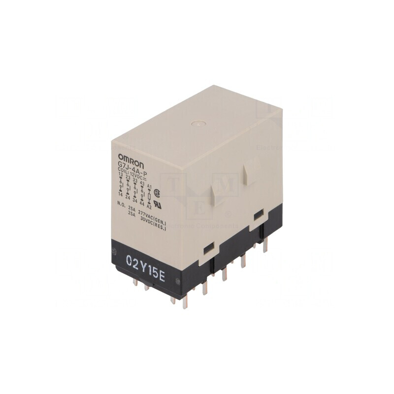 Releu electromagnetic 4PST-NO 12VDC 25A Serie G7J | Electronic-mag.ro | Componente Electronice