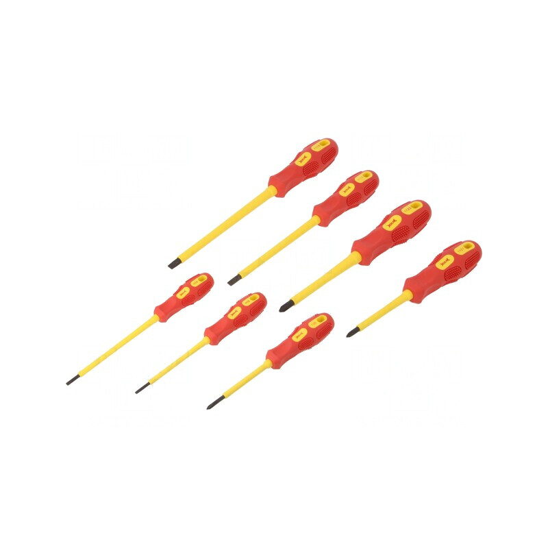 Kit Șurubelnițe Izolate 1kVAC 7 Bucăți | Electronic-mag.ro | Componente Electronice