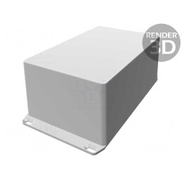 Carcasă Universală 120x188x82mm cu Lame de Fixare | Electronic-mag.ro | Componente Electronice