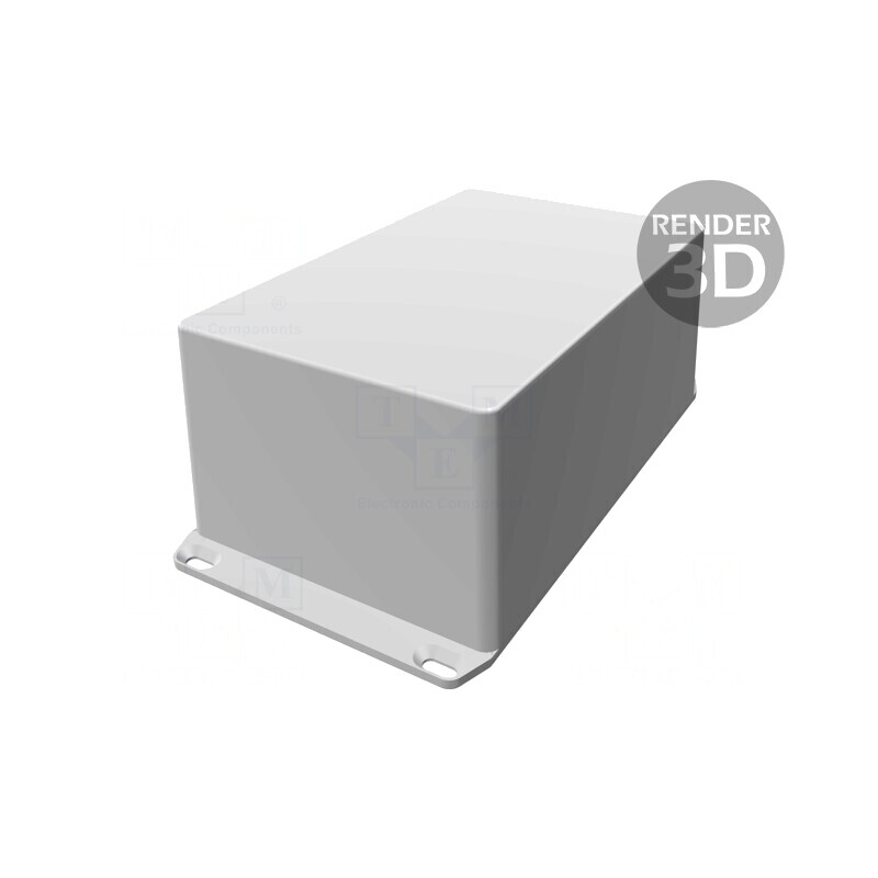 Carcasă Universală 120x188x82mm cu Lame de Fixare | Electronic-mag.ro | Componente Electronice