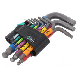 Set Chei Imbus Hex-Plus Sferic 9 Bucăți | Electronic-mag.ro | Componente Electronice