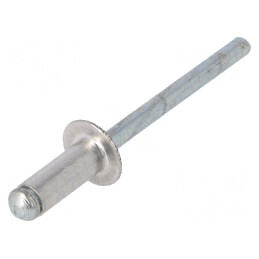 Diblu aluminiu 4,8mm x 12mm 500 bucăți | Electronic-mag.ro | Componente Electronice