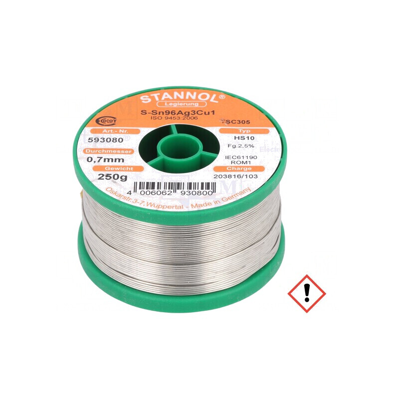 Sârmă de lipit fără plumb 0,7mm 0,25kg | Electronic-mag.ro | Componente Electronice Sârmă de lipit fără plumb 0,7mm 0,25kg | Electronic-mag.ro | Componente Electronice
