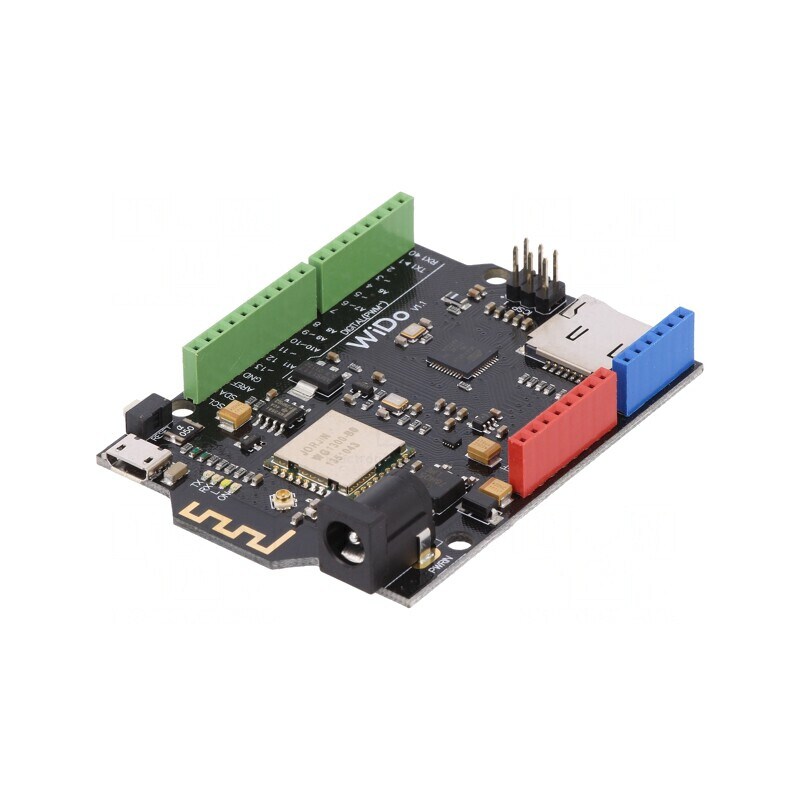 Controler WiFi Arduino 7-12VDC cu slot microSD WiDo | Electronic-mag.ro | Componente Electronice