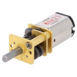 Motor DC cu Transmisie HPCB 12V Ax Crestătură D | Electronic-mag.ro | Componente Electronice
