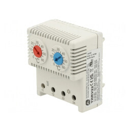 Termostat NC NO 10A 250VAC -25÷80°C THRV22 | Electronic-mag.ro | Componente Electronice