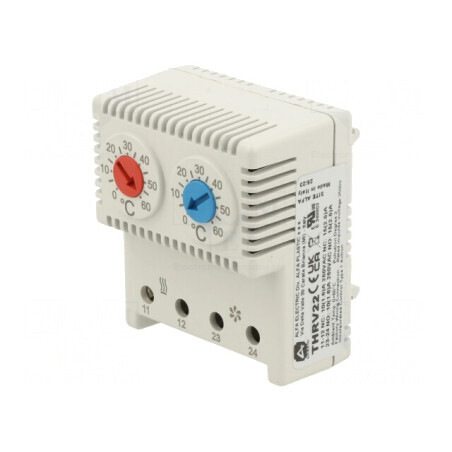Termostat NC NO 10A 250VAC -25÷80°C THRV22 | Electronic-mag.ro | Componente Electronice