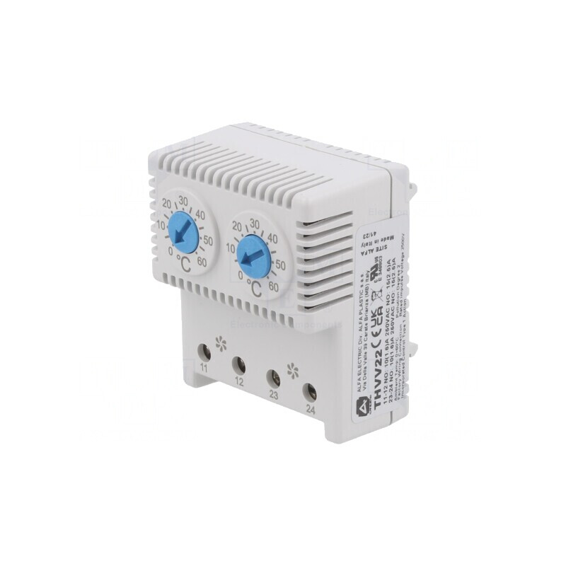 Termostat NO 10A 250VAC cu Cleme Şurub -25÷80°C (Set 2 Buc) | Electronic-mag.ro | Componente Electronice