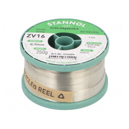 Sârmă de Lipit 0,7mm 250g Fără Plumb | Electronic-mag.ro | Componente Electronice