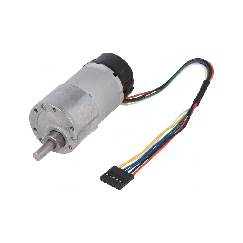 Motor DC cu codificator și transmisie 12V 7A 122 RPM | Electronic-mag.ro | Componente Electronice