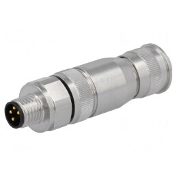 Conector M8 4-Pin Ecranat Cablu IP67 4A