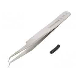 Pensetă Precizie 115mm Vârf Curbat Îngustat TL 51S-SA | Electronic-mag.ro | Componente Electronice