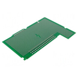 Placă prototip | verde | UL94V-0 | Serie: ME-PLC 40 | FR 4-21 | ME-PLC 40/36 BUS DEV-PCB