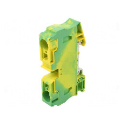 Conector Șine Galben-Verde 2 Borne 2,5-35mm² | Electronic-mag.ro | Componente Electronice