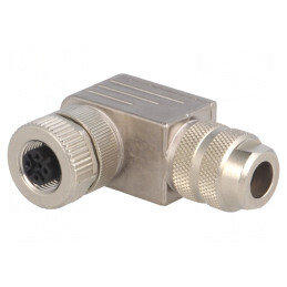 Mufă M12 PIN 2 mamă Profibus pe cablu IP67 6-8mm 4A | Electronic-mag.ro | Componente Electronice