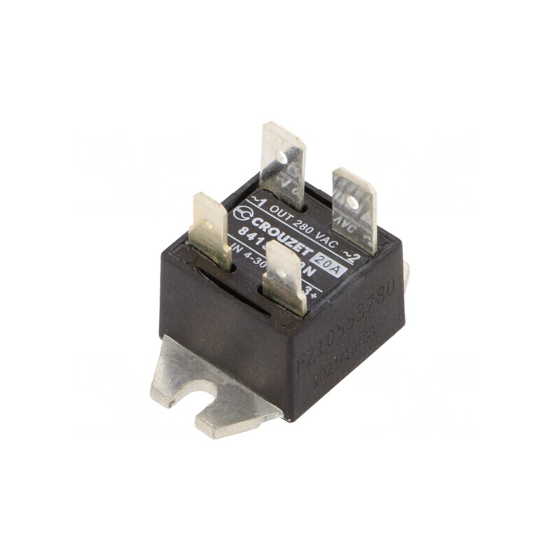 Releu semiconductor 1-fazat 20A 24-280VAC | Electronic-mag.ro | Componente Electronice Releu semiconductor 1-fazat 20A 24-280VAC | Electronic-mag.ro | Componente Electronice