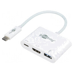Adaptor HDMI 1.4 USB 3.0 0,15m Alb 60W | Electronic-mag.ro | Componente Electronice