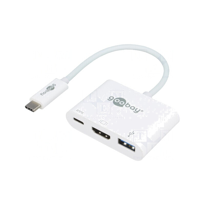 Adaptor HDMI 1.4 USB 3.0 0,15m Alb 60W | Electronic-mag.ro | Componente Electronice