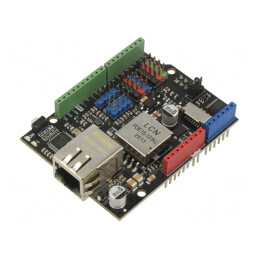 Modul Ethernet pentru Arduino Uno 72,5x53,5mm | Electronic-mag.ro | Componente Electronice